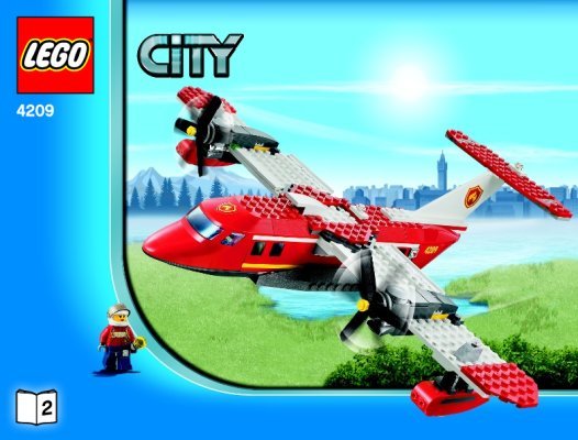 Bauanleitungen LEGO - 4209 - Fire Plane: Page 1