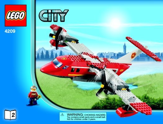 Bauanleitungen LEGO - 4209 - Fire Plane: Page 1