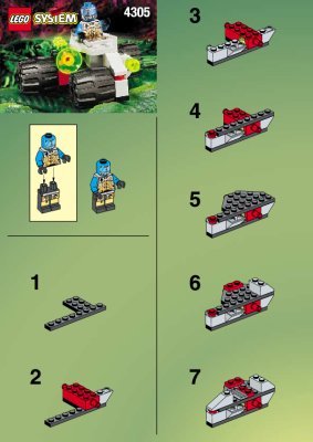 Bauanleitungen LEGO - 4305 - SPACE SCAVENGER ( 6818): Page 1