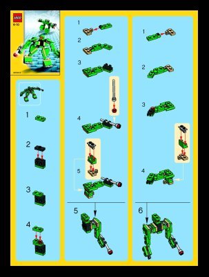 Bauanleitungen LEGO - 4346 - Robots: Page 1