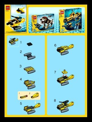 Bauanleitungen LEGO - 4348 - Planes: Page 1