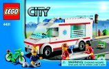 Bauanleitungen LEGO - 4431 - Ambulance: Page 1