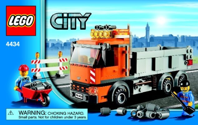 Bauanleitungen LEGO - 4434 - Dump Truck: Page 1