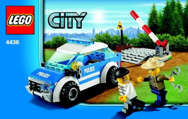 Bauanleitungen LEGO - 4436 - Patrol Car: Page 1