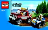 Bauanleitungen LEGO - City - 4437 - Verfolgung im Gelände: Page 1