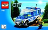 Bauanleitungen LEGO - 4440 - Forest Police Station: Page 1