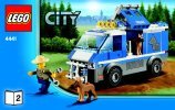 Bauanleitungen LEGO - 4441 - Police Dog Van: Page 1