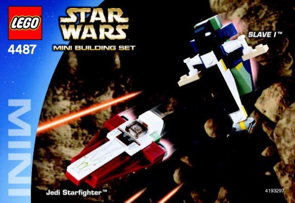 Bauanleitungen LEGO - 4487 - MINI Jedi Starfighter™ & Slave I™: Page 1