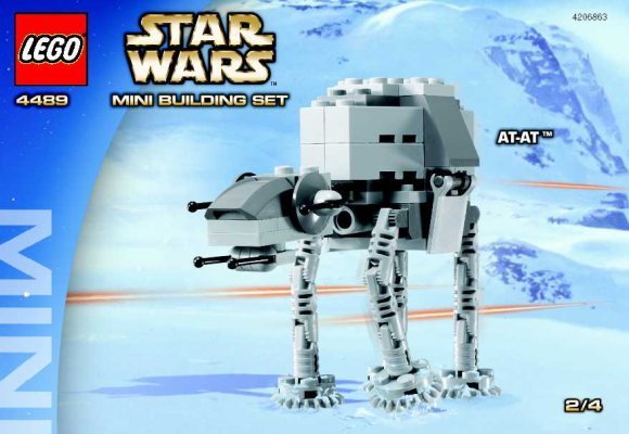 Bauanleitungen LEGO - 4489 - MINI AT-AT™: Page 1