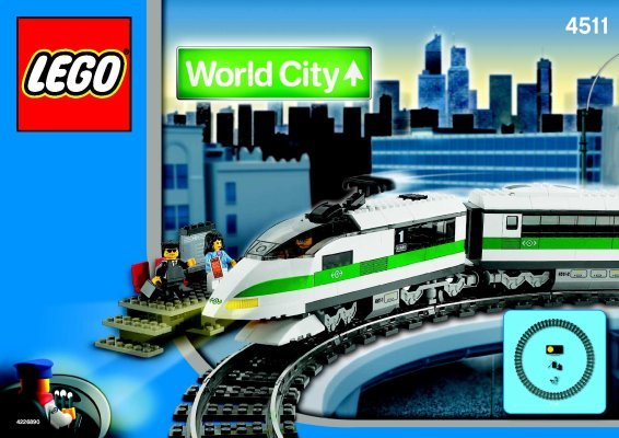 Bauanleitungen LEGO - 4511 - High Speed Train: Page 1