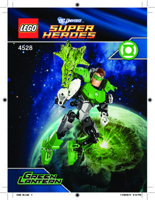 Bauanleitungen LEGO - 4528 - Green Lantern: Page 1