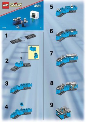 Bauanleitungen LEGO - 4561 - Fast Passenger Train Set: Page 1