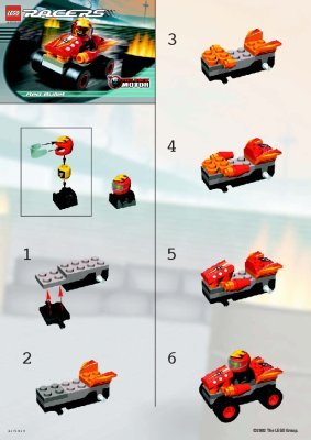 Bauanleitungen LEGO - 4582 - Red Bullet: Page 1