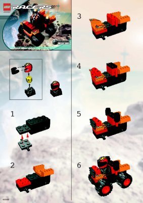 Bauanleitungen LEGO - 4592 - Red Monster: Page 1