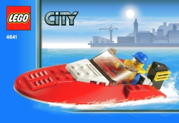 Bauanleitungen LEGO - 4641 - Speed Boat: Page 1