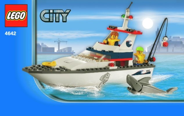 Bauanleitungen LEGO - 4642 - Fishing Boat: Page 1