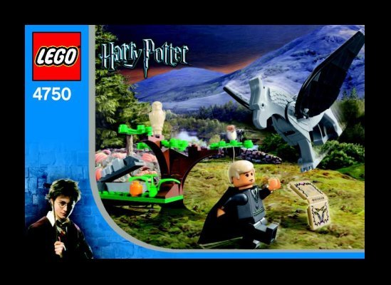 Bauanleitungen LEGO - 4750 - Draco's Encounter With Buckbeak™: Page 1