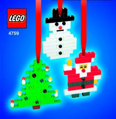 Bauanleitungen LEGO - 4759 - Xmas Tree Deco & Gift Box: Page 1