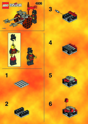 Bauanleitungen LEGO - 4806 - Axe Cart: Page 1