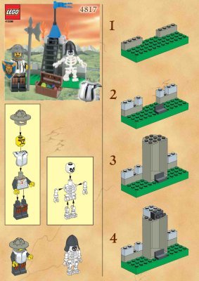 Bauanleitungen LEGO - 4817 - DUNGEON: Page 1