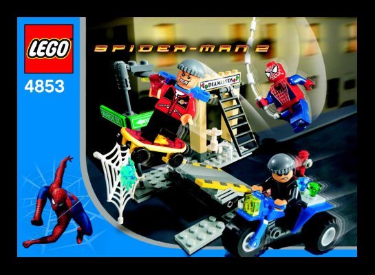 Bauanleitungen LEGO - 4853 - Spider-Man's Street Chase: Page 1