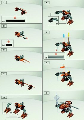 Bauanleitungen LEGO - 4869 - Rahaga Pouks: Page 1