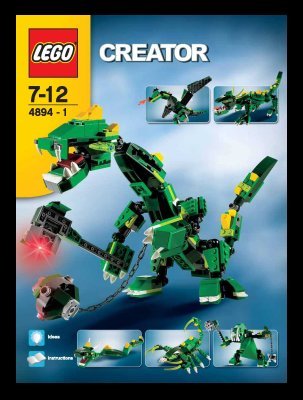 Bauanleitungen LEGO - 4894 - Mythical Creatures: Page 1