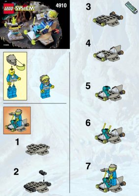 Bauanleitungen LEGO - 4910 - The Hover Scout: Page 1