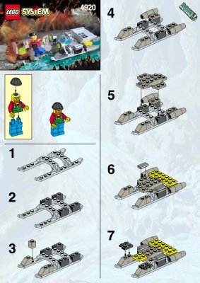 Bauanleitungen LEGO - 4920 - The Rapid Rider: Page 1