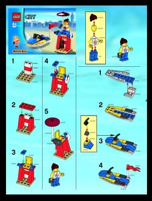 Bauanleitungen LEGO - 4937 - Life Guard: Page 1