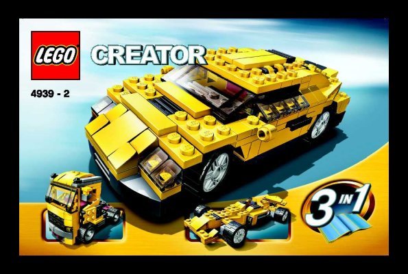 Bauanleitungen LEGO - 4939 - Cool Cars: Page 1