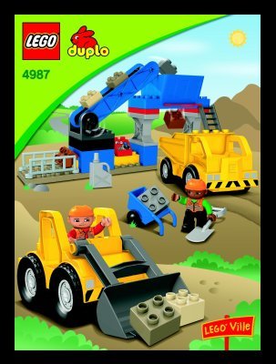 Bauanleitungen LEGO - 4987 - Gravel Pit: Page 1