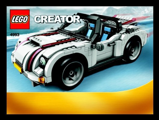 Bauanleitungen LEGO - 4993 - Cool Convertible: Page 1