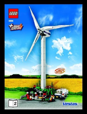 Bauanleitungen LEGO - 4999 - Vestas Product: Page 1