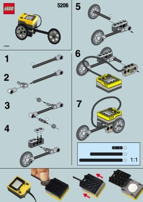 Bauanleitungen LEGO - 5206 - Speed Computer: Page 1