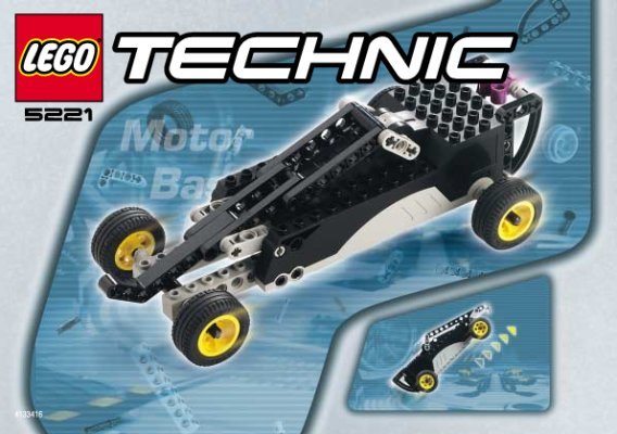 Bauanleitungen LEGO - 5221 - Motor Base Pack: Page 1