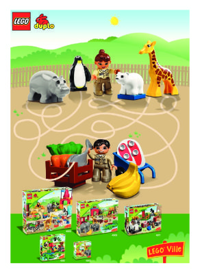 Bauanleitungen LEGO - 5485 - Zoo Animals: Page 1