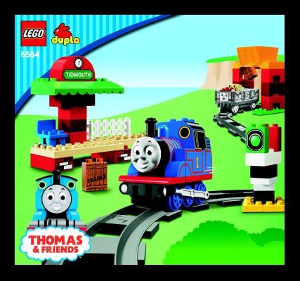 Bauanleitungen LEGO - 5554 - Thomas Load-and-Carry Train Set: Page 1