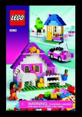 Bauanleitungen LEGO - 5560 - LEGO® Large Pink Brick Box: Page 1