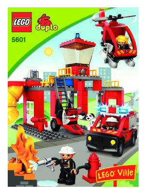 Bauanleitungen LEGO - 5601 - Fire Station: Page 1