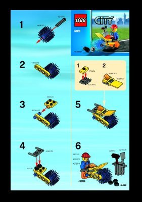 Bauanleitungen LEGO - 5620 - Street Cleaner: Page 1