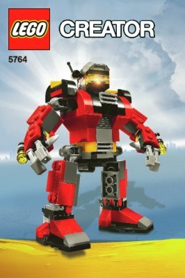 Bauanleitungen LEGO - 5764 - Rescue Robot: Page 1