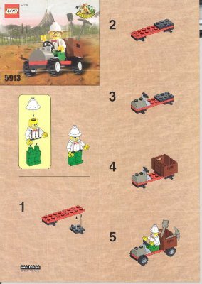 Bauanleitungen LEGO - 5913 - DR. KILROY'S CAR: Page 1