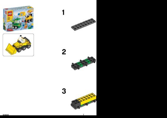 Bauanleitungen LEGO - 5930 - LEGO® Road Construction Building Set: Page 1