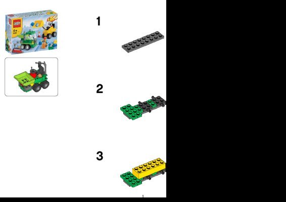 Bauanleitungen LEGO - 5930 - LEGO® Road Construction Building Set: Page 1