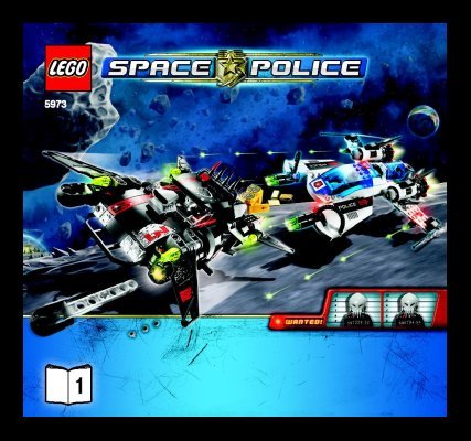 Bauanleitungen LEGO - 5973 - Hyperspeed Pursuit: Page 1