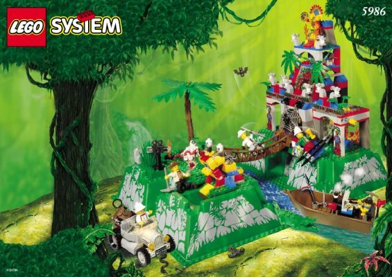 Bauanleitungen LEGO - 5986 - The Secret Jungle Temple: Page 1