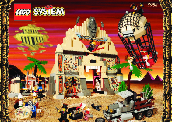 Bauanleitungen LEGO - 5988 - The Temple of Anubis: Page 1