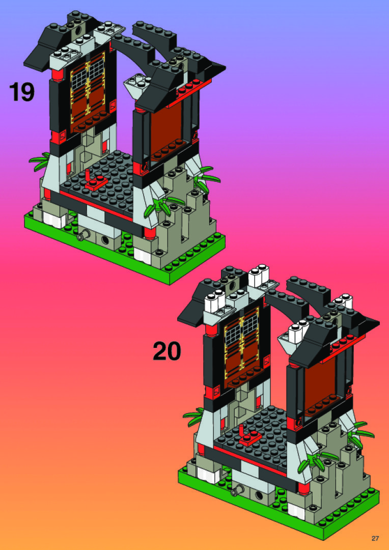 Bauanleitungen Lego 6089 Shoguns Bridge