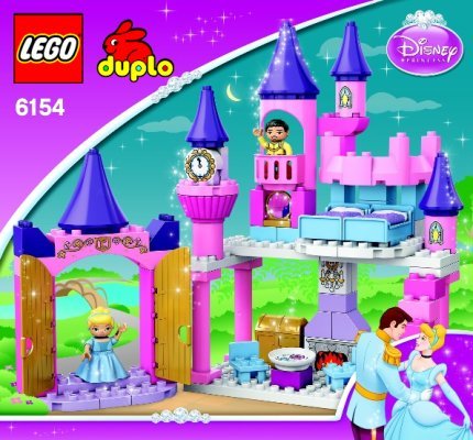 Bauanleitungen LEGO - DUPLO - 6154 - Cinderellas Märchenschloss: Page 1